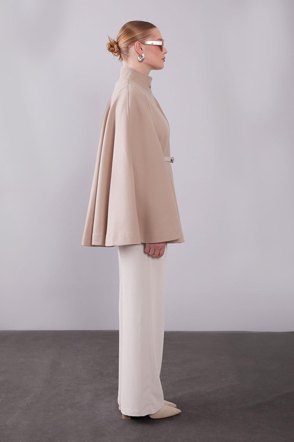 LevidorBej Gizli Kemer Detaylı Panço