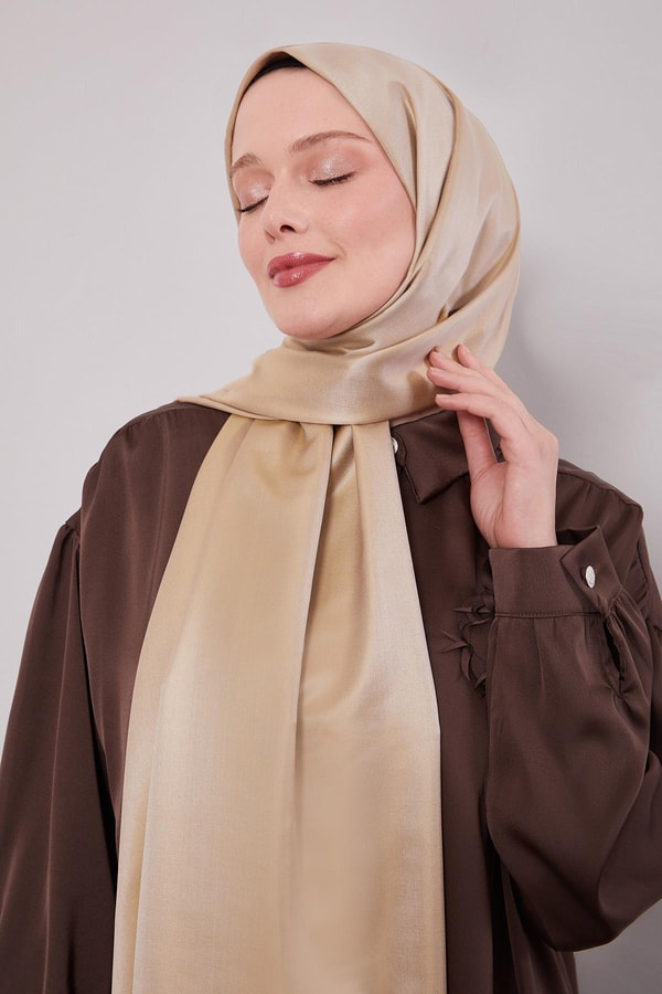 LevidorBej İpek Şal