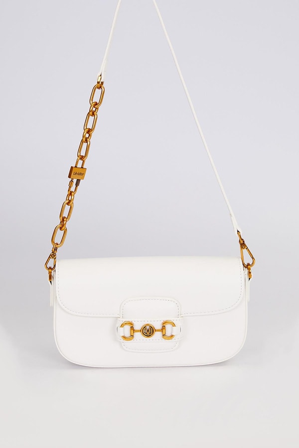 LevidorBej Kilit Zincirli Omuz Çantası