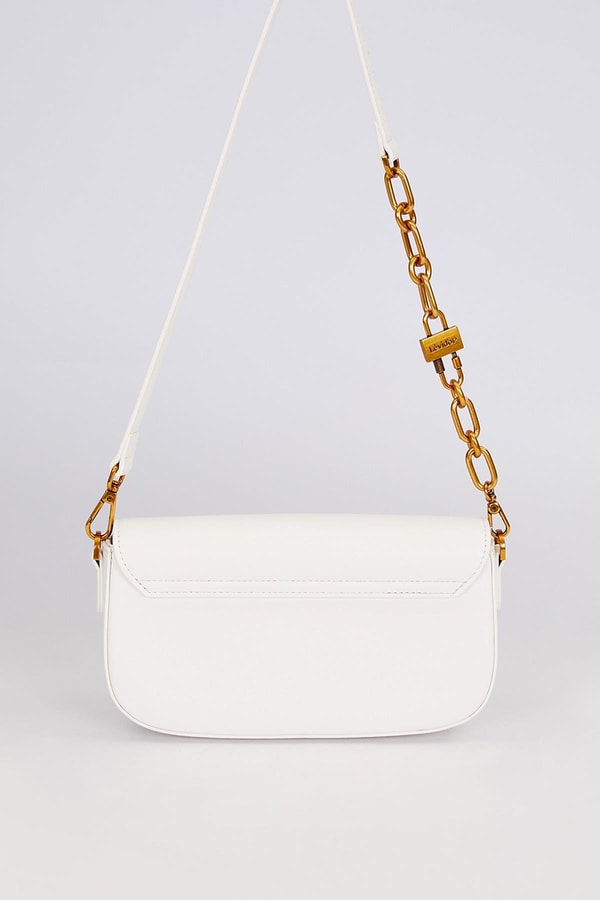 LevidorBej Kilit Zincirli Omuz Çantası