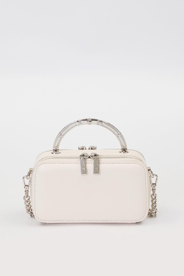 LevidorBej Metal Askı Detay Omuz Çantası