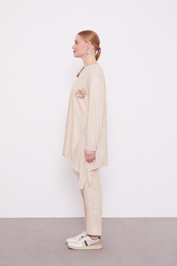 LevidorBej ŞİFON GARNİLİ AYROBİN TAKIM