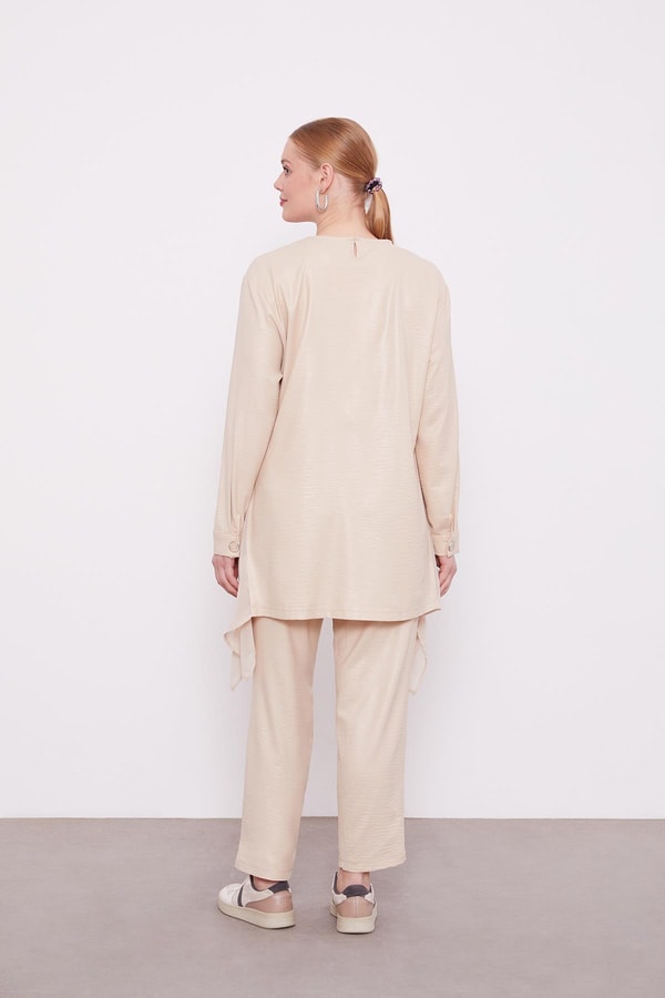 LevidorBej ŞİFON GARNİLİ AYROBİN TAKIM