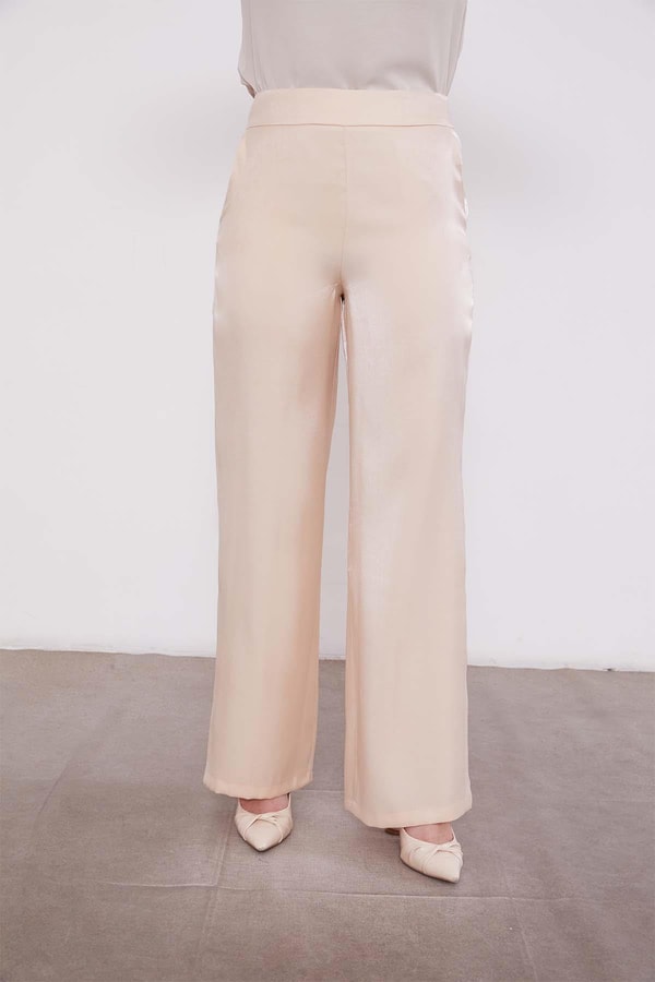 LevidorBej Taş Detaylı İkili Takım