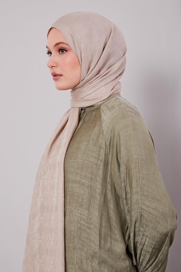 LevidorBej Tuğra Desen Grazia Şal