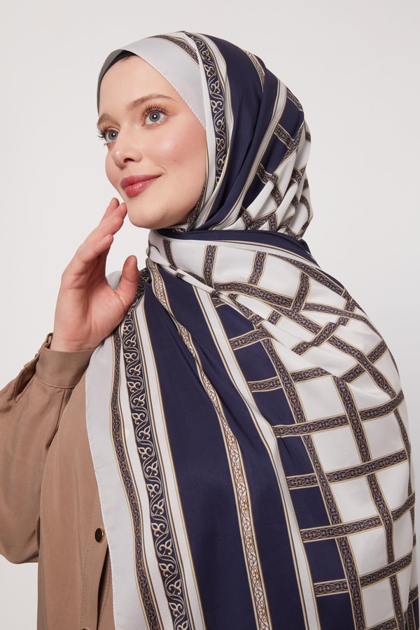 LevidorBej Varak Desen Love Şal