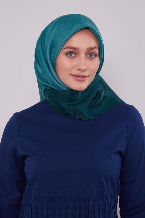 LevidorBenetton Çift Renk Kehribar Eşarp