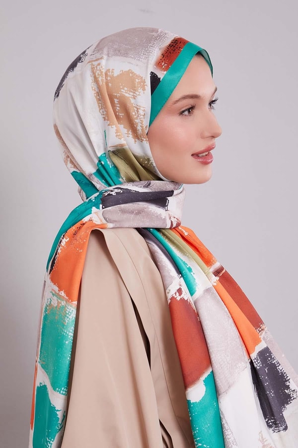 LevidorBenetton Dama Desen Twill Şal