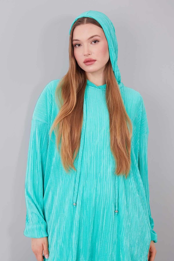 LevidorBenetton Kapüşonlu Bağcık Detaylı İkili Takım