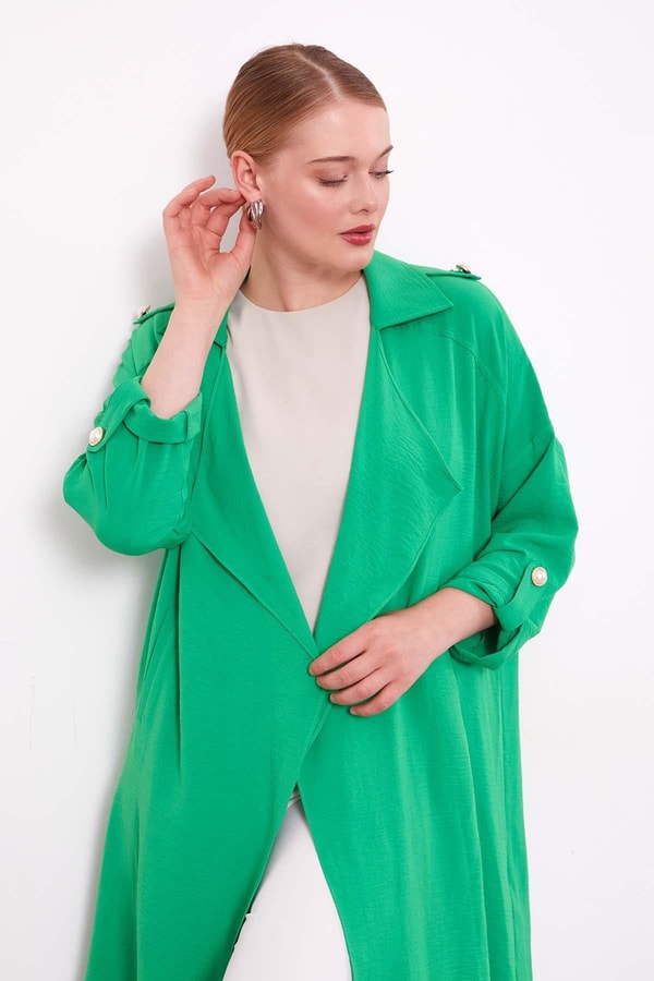 LevidorBenetton Omuz Apolet Detaylı Kısa Kap