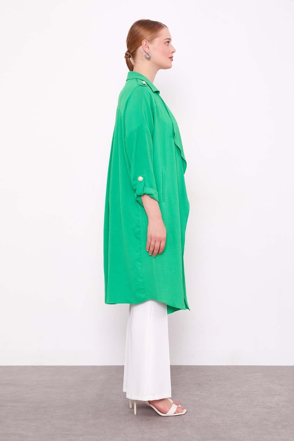 LevidorBenetton Omuz Apolet Detaylı Kısa Kap