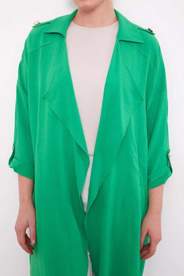 LevidorBenetton Omuz Apolet Detaylı Kısa Kap