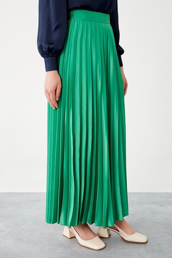 LevidorBenetton Piliseli Saten Etek