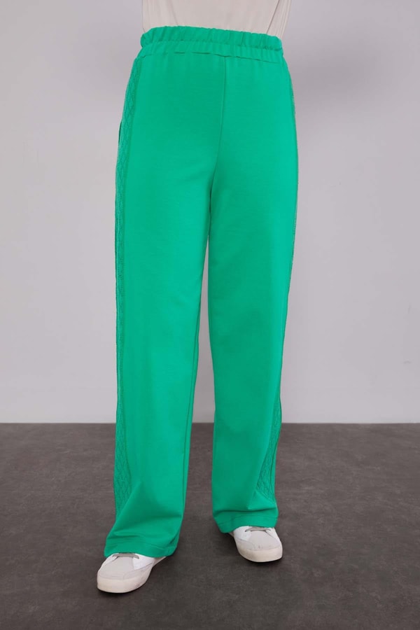 LevidorBenetton Şerit Dantel Detaylı Spor Takım