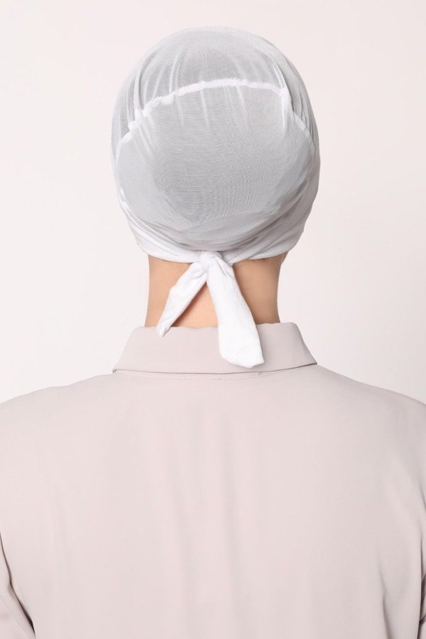 LevidorBeyaz Climafit Dikişsiz Bone