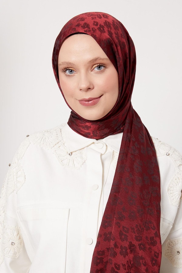 LevidorBordo Leopar Desen İtalyan Jakar Şakar