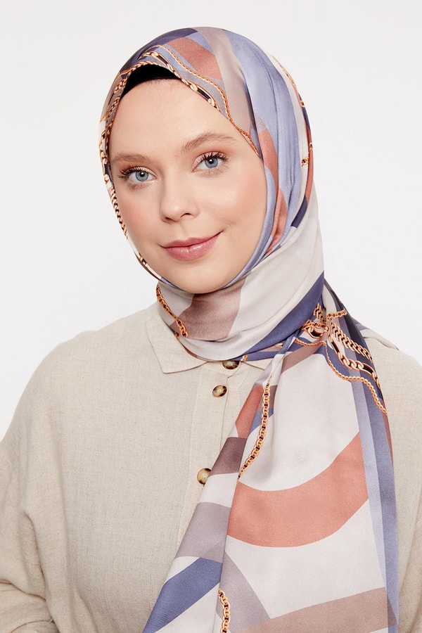 LevidorBuz Mavisi Twill Şal