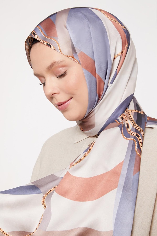 LevidorBuz Mavisi Twill Şal
