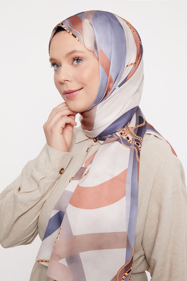 LevidorBuz Mavisi Twill Şal