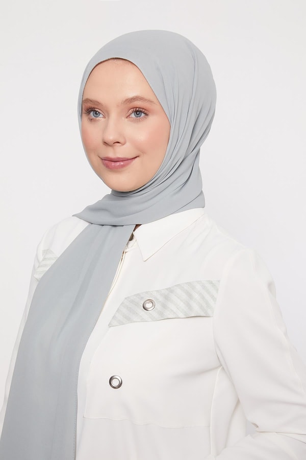 LevidorÇağla Yeşili Lux Şifon Şal
