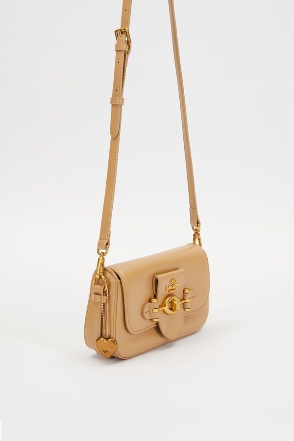 LevidorCamel Çevirme Kilit Omuz Çantası