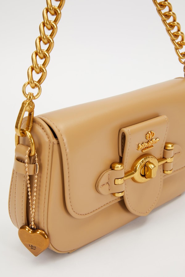 LevidorCamel Çevirme Kilit Omuz Çantası