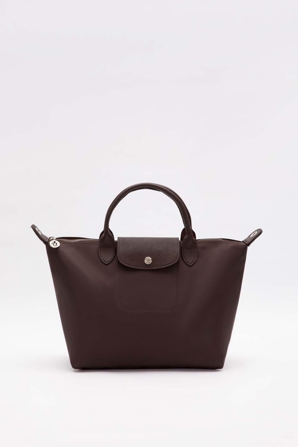 LevidorCamel Deri Kapak Aksesuarlı Omuz Çantası