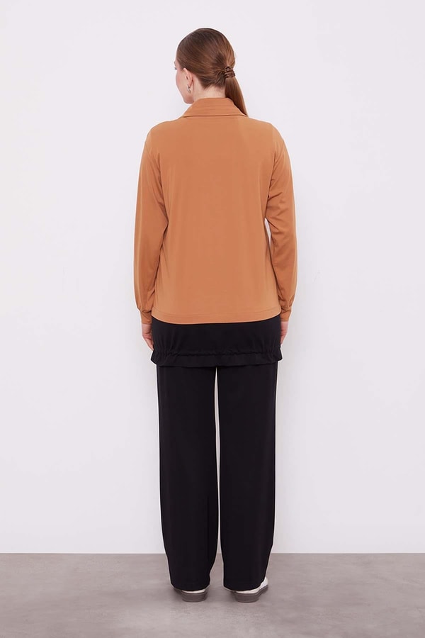 LevidorCamel File Cep Detaylı İkili Takım