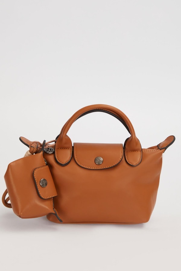 LevidorCamel İp Saçaklı Charm Detaylı El Çantası