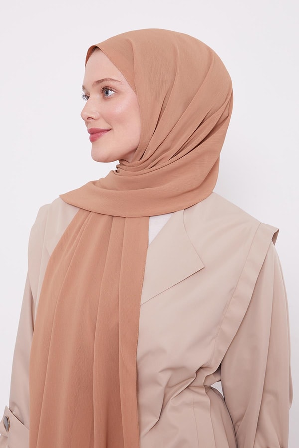 LevidorCamel Krinkıl Düz Şal