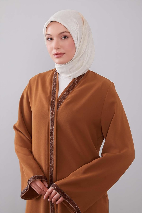 LevidorCamel Önü Taşlı Ferace