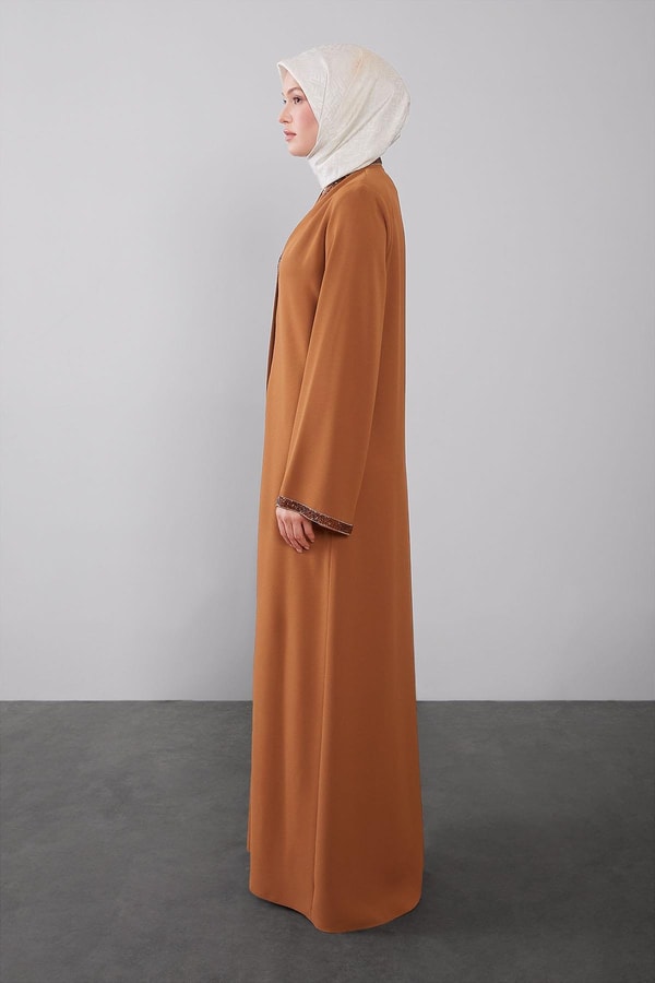 LevidorCamel Önü Taşlı Ferace