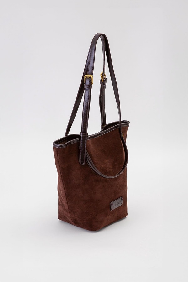 LevidorCamel Üçgen Form El Çantası