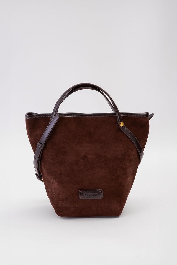 LevidorCamel Üçgen Form El Çantası