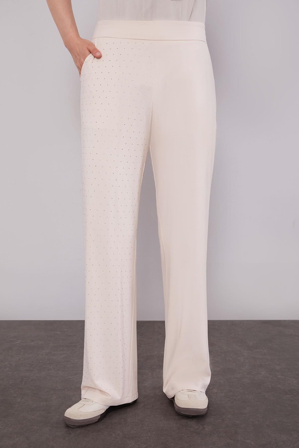 LevidorCamel Yonca Desen Detaylı İkili Takım