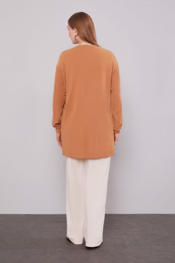 LevidorCamel Yonca Desen Detaylı İkili Takım