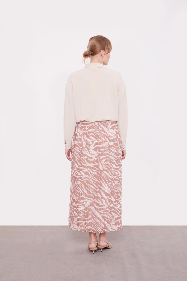 LevidorCamel Zebra Desen Etek