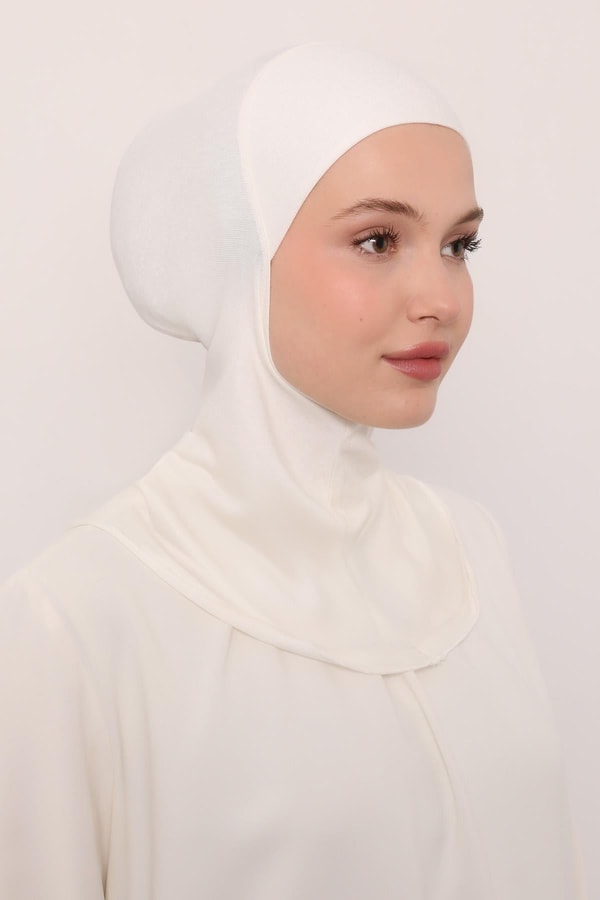 LevidorEkru Hijabchi Boyunluklu Bone