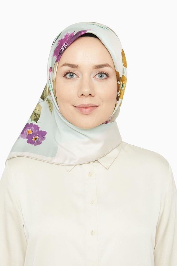 LevidorEkru Trend Twill Eşarp
