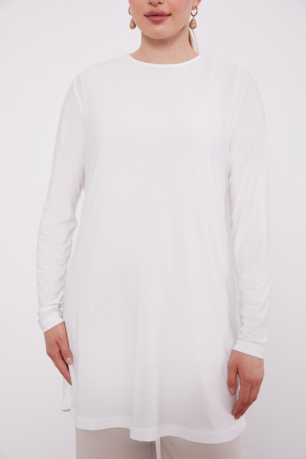 LevidorEkru Uzun Kollu Sandy İçlik