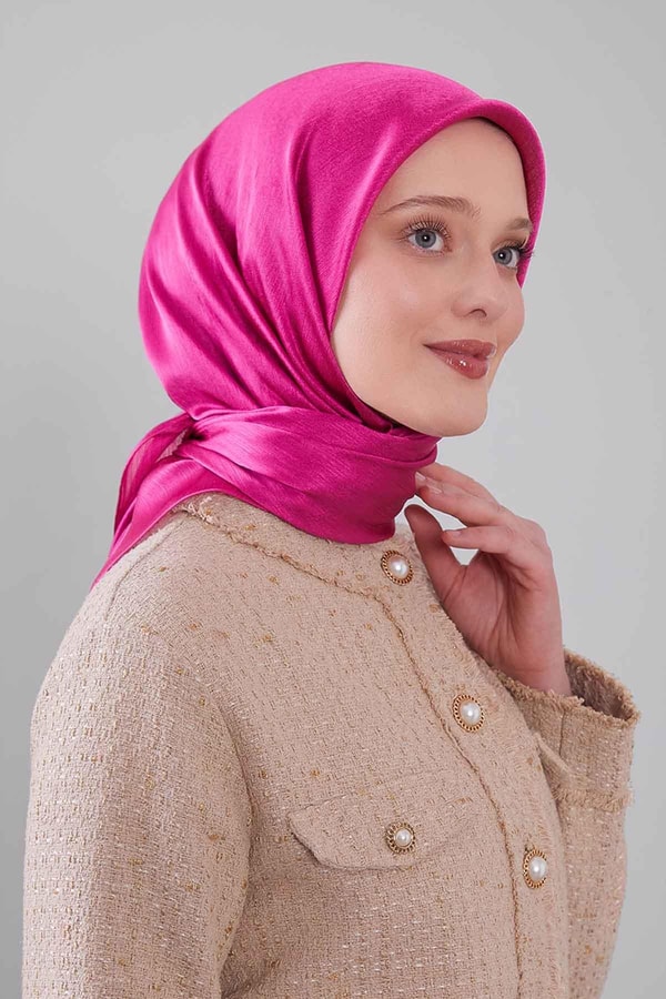 LevidorFuşya Janjan Eşarp