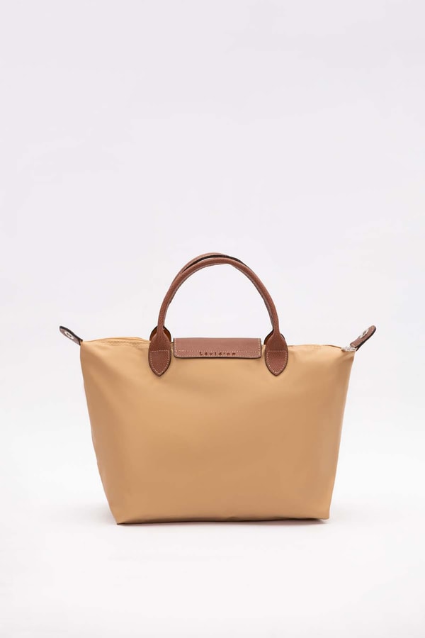 LevidorGold Deri Kapak Aksesuarlı Omuz Çantası