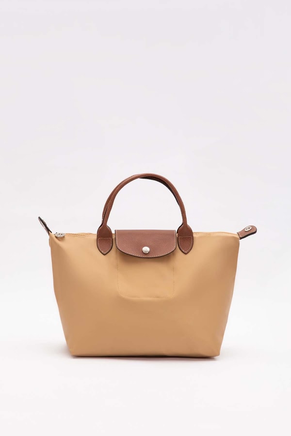 LevidorGold Deri Kapak Aksesuarlı Omuz Çantası