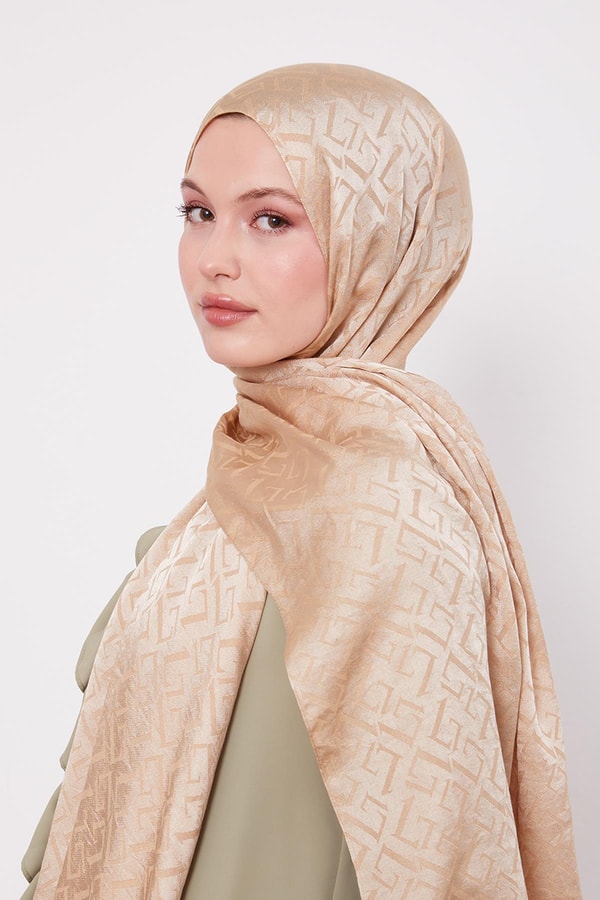 LevidorGold L Desen İtalyan Jakar Şal