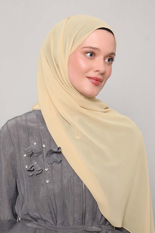 LevidorGold Lux Şifon Şal