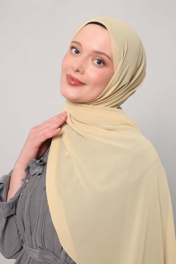 LevidorGold Lux Şifon Şal