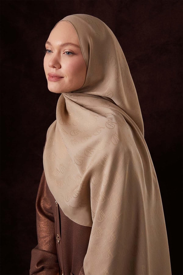 LevidorGold LVD Baskılı Naia Jakar Şal