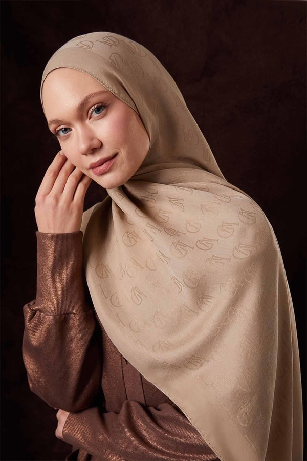 LevidorGold LVD Baskılı Naia Jakar Şal