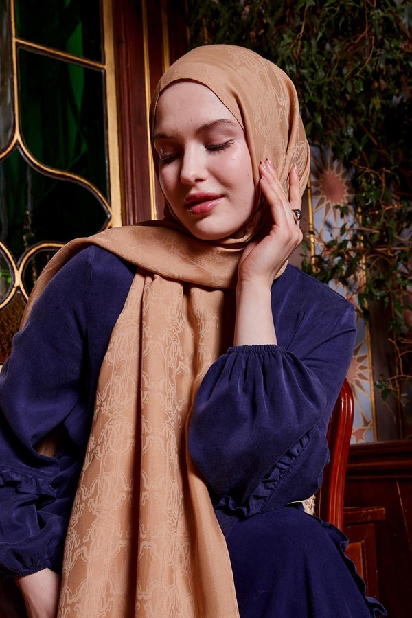 LevidorGold Tuğra Desen Grazia Şal