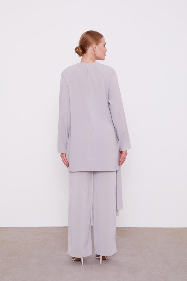 LevidorGri ALLER BAĞLAMA İŞLEMELİ İKİLİ TAKIM